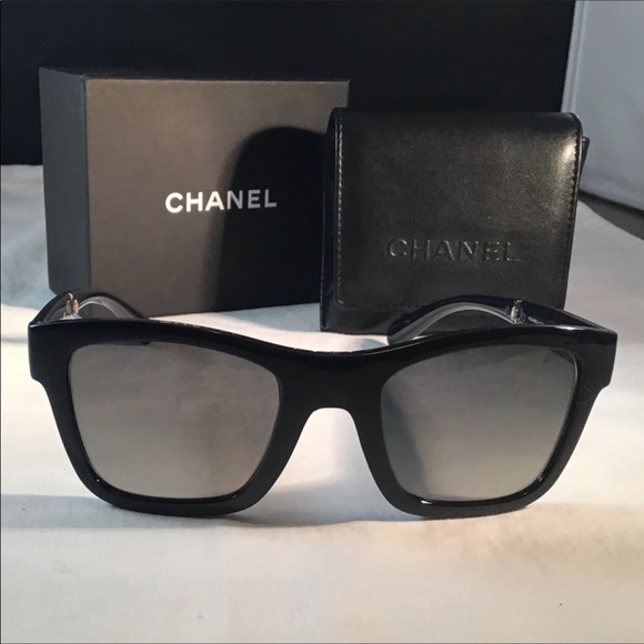 chanel foldable sunglasses